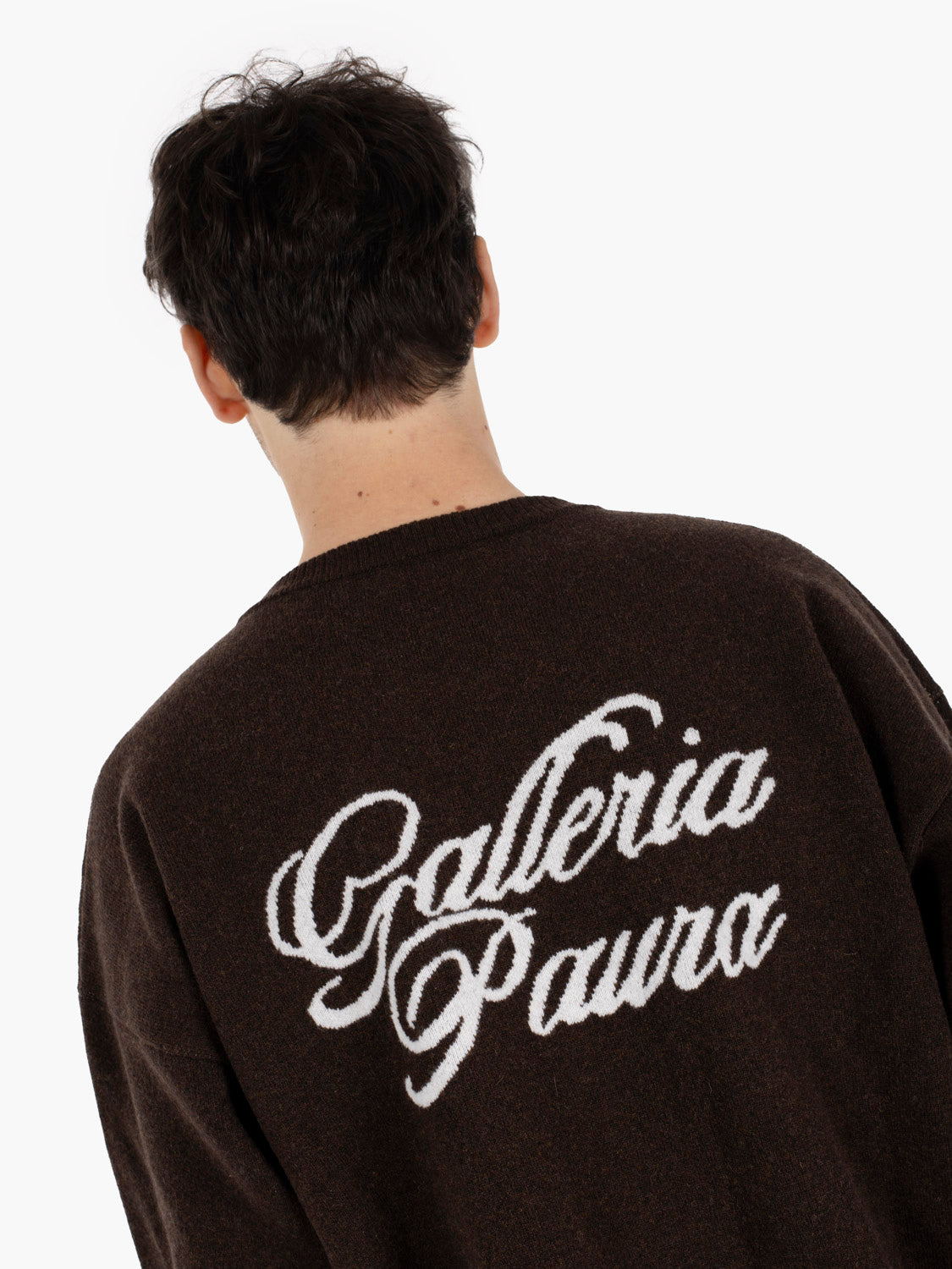 CREWNECK SWEATER WOOL BROWN GALLERY ORESTE_BROWN