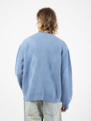 DANILO PAURA - Maglione Genova Crewneck royal celeste