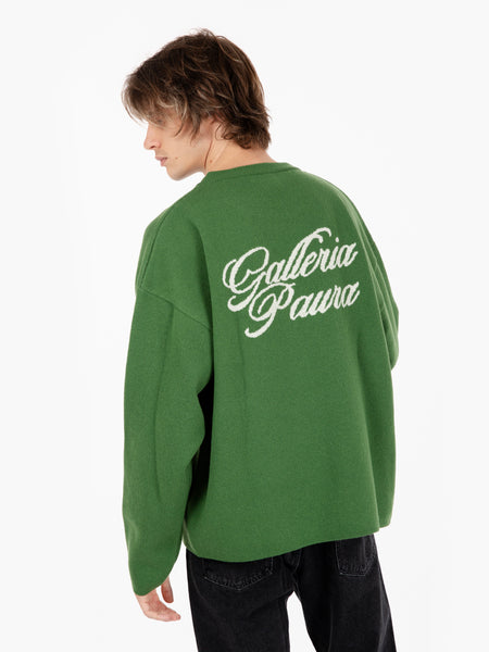 Maglione girocollo Oreste green