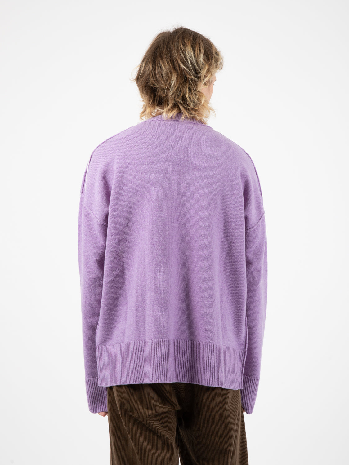Maglione Riccione Crewnec Lilac