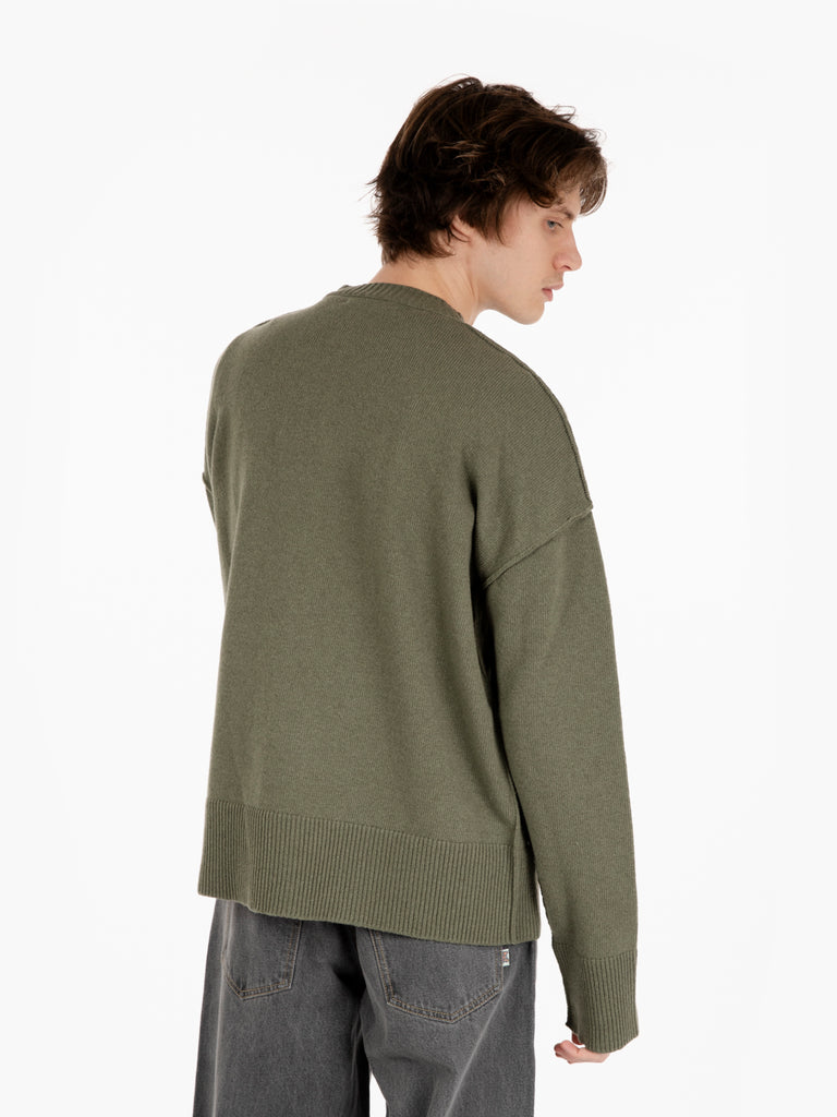 DANILO PAURA - Maglione Riccione crewneck sage