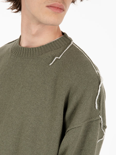 Maglione Riccione crewneck sage