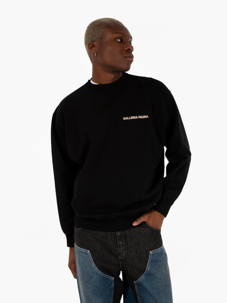 DANILO PAURA - Samuel lettering crewneck black