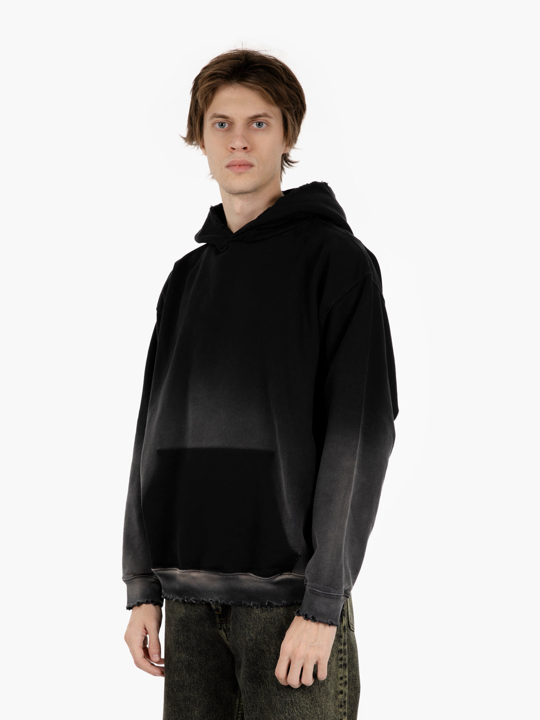 Santi hoodie sweatshirt in jersey black