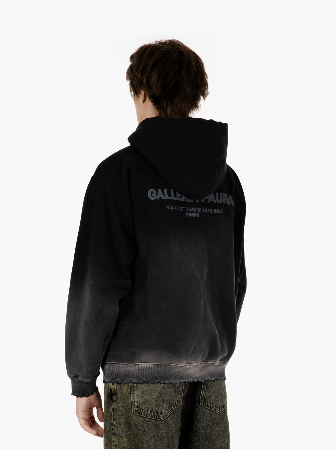 Santi hoodie sweatshirt in jersey black