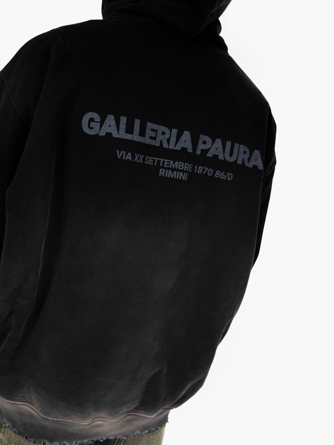 Santi hoodie sweatshirt in jersey black