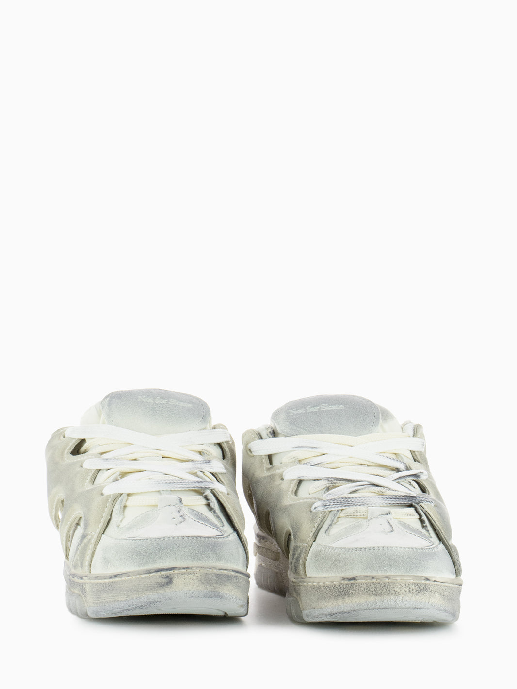 Santha Model 1 Cream/Off White Destroyed Sneaker