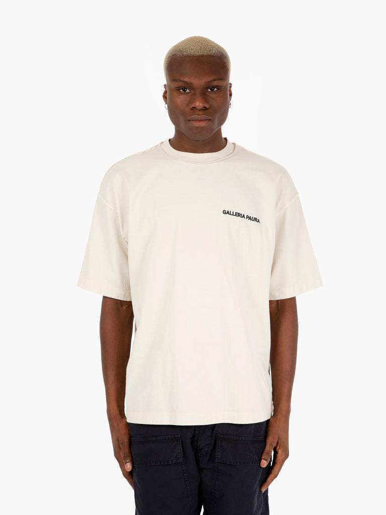 DANILO PAURA - T-shirt costa oversize off white