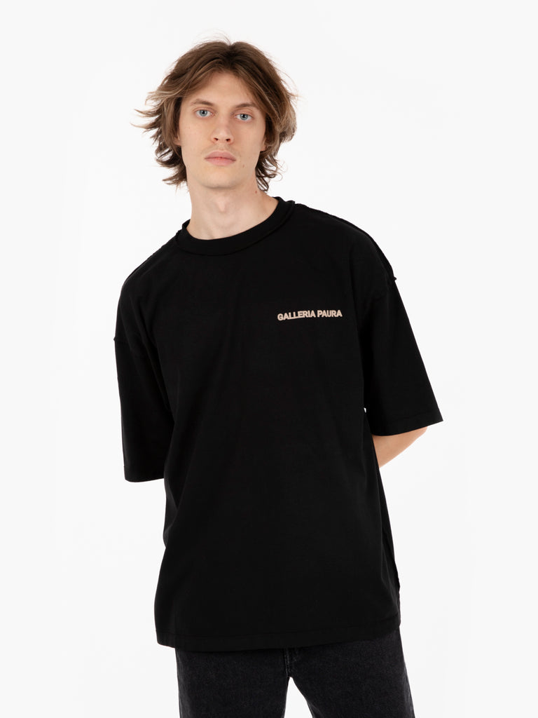 DANILO PAURA - T-shirt costa oversized black