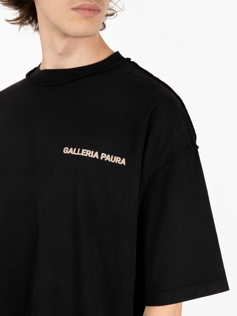 DANILO PAURA - T-shirt costa oversized black