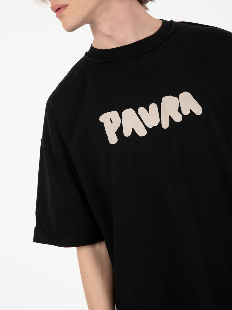 DANILO PAURA - T-shirt over bold nero