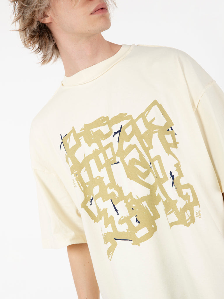 DANILO PAURA - T-shirt over bold off white