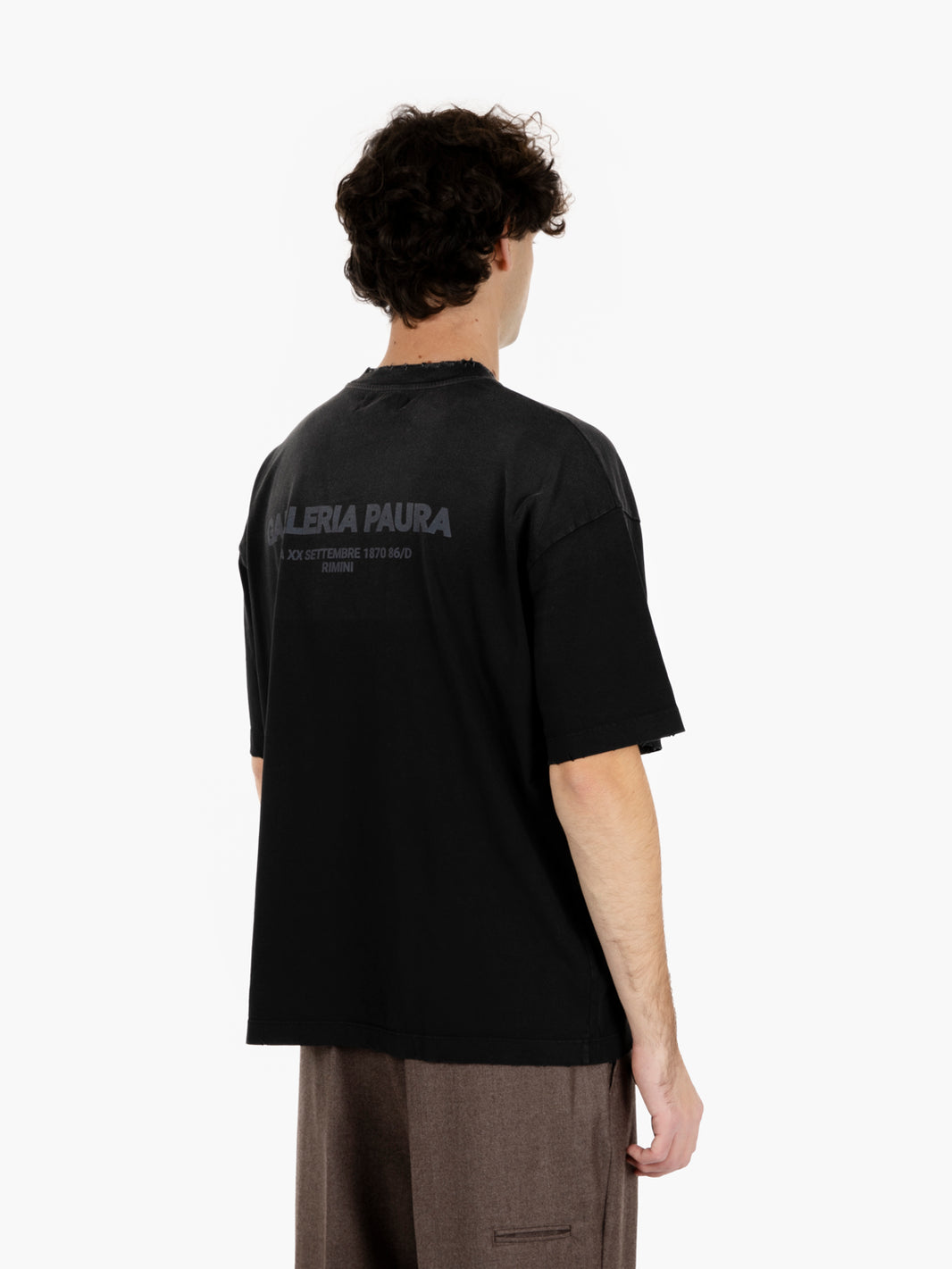 T-shirt oversize Galleria HQ black