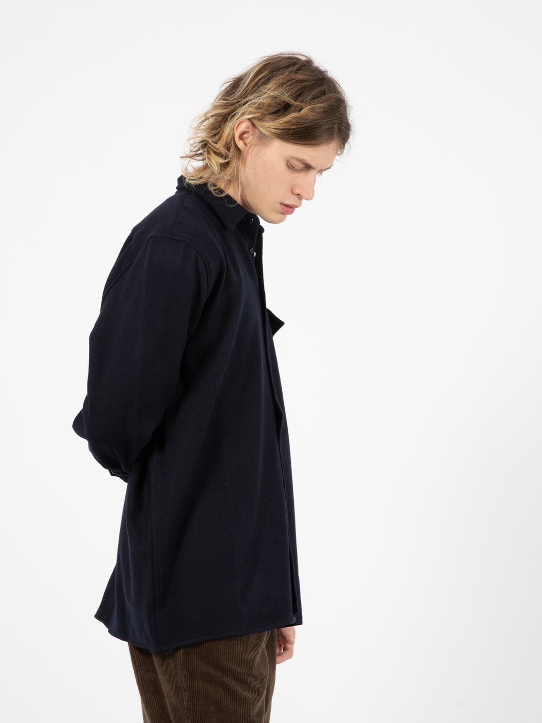 Zerin Oversized Shirt dark blue