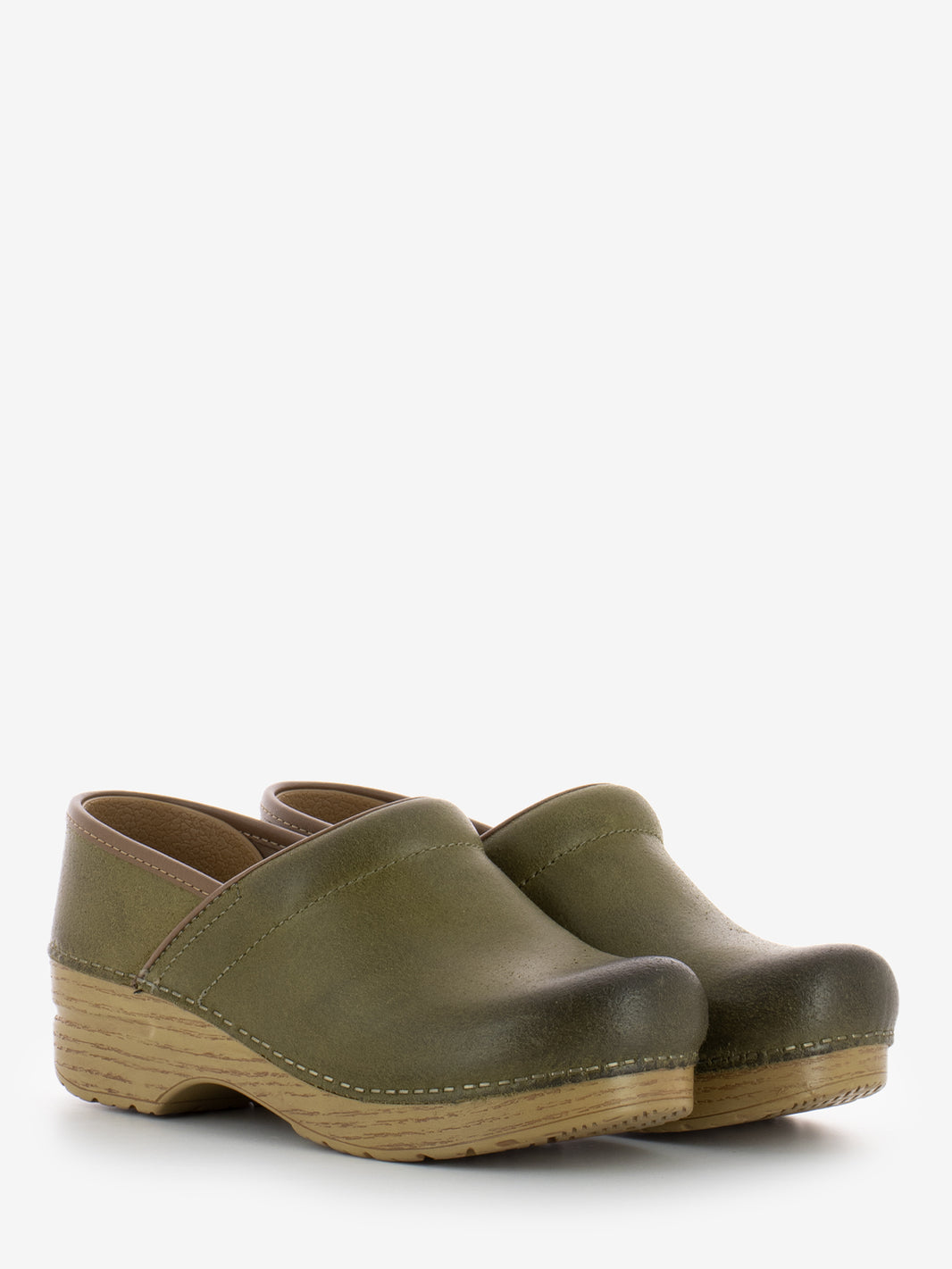 Professional burnished nubuck green