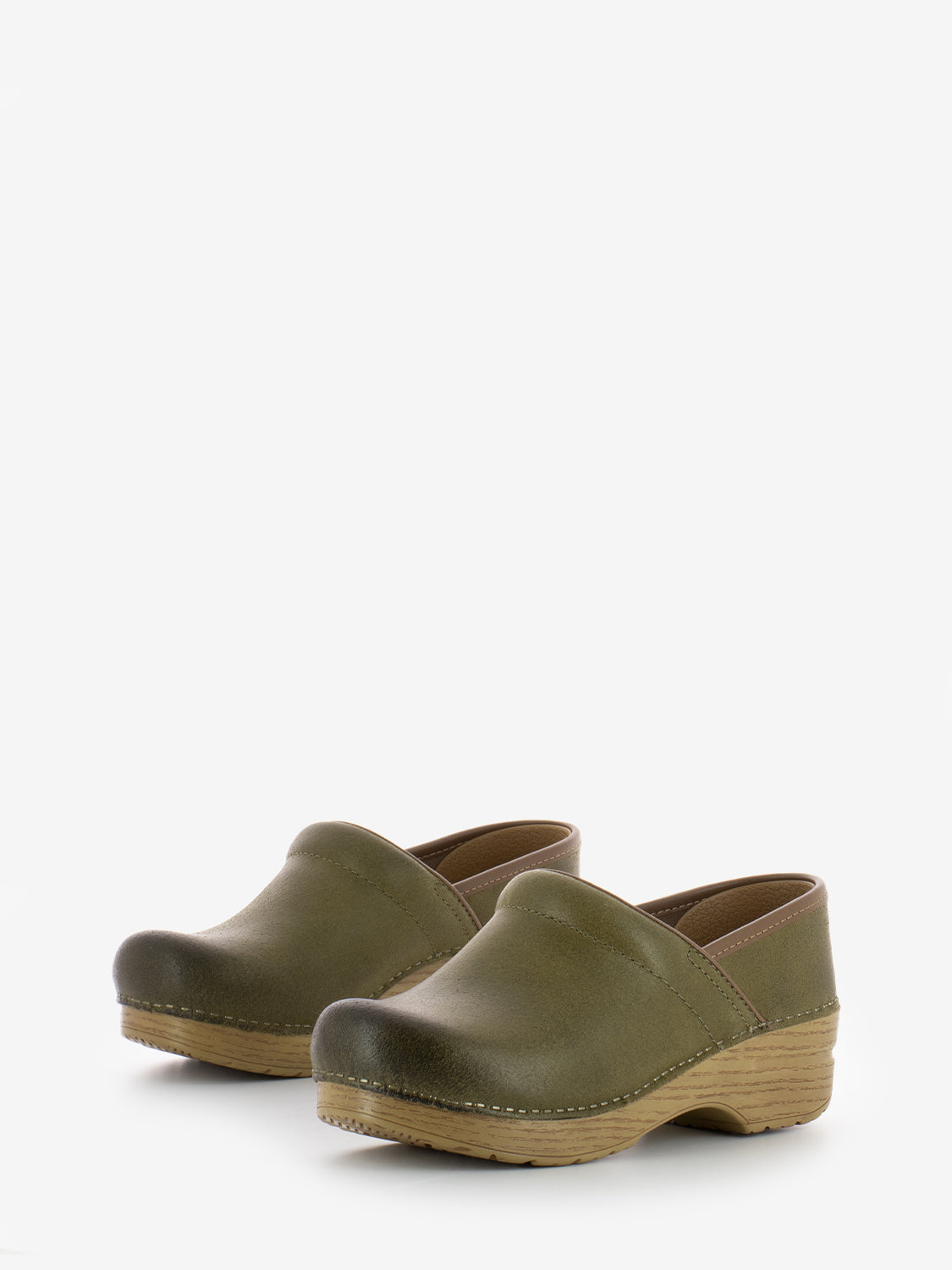 Professional burnished nubuck green