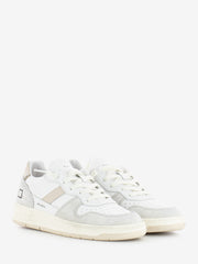 D.A.T.E. - Sneakers Court 2.0 Vintage calf bianche