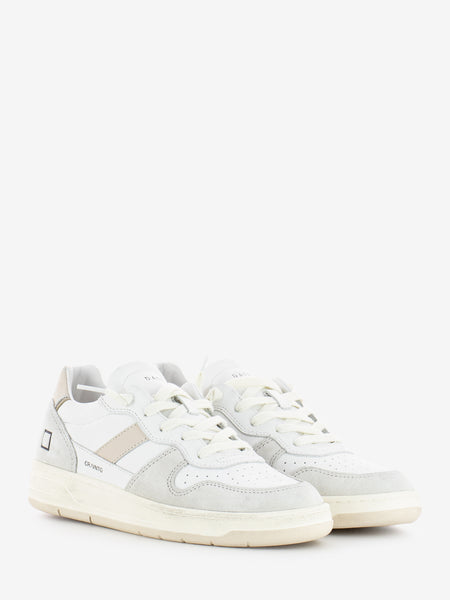 Sneakers Court 2.0 Vintage calf bianche