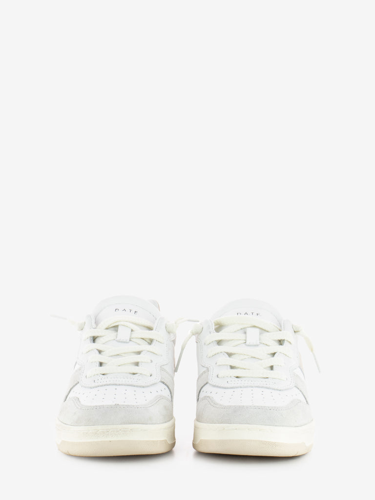 D.A.T.E. - Sneakers Court 2.0 Vintage calf bianche