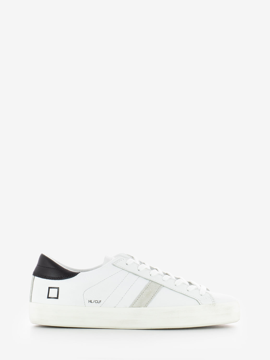 HILL LOW CALF WHITE/BLACK SNEAKERS M431-HL-CA-WB