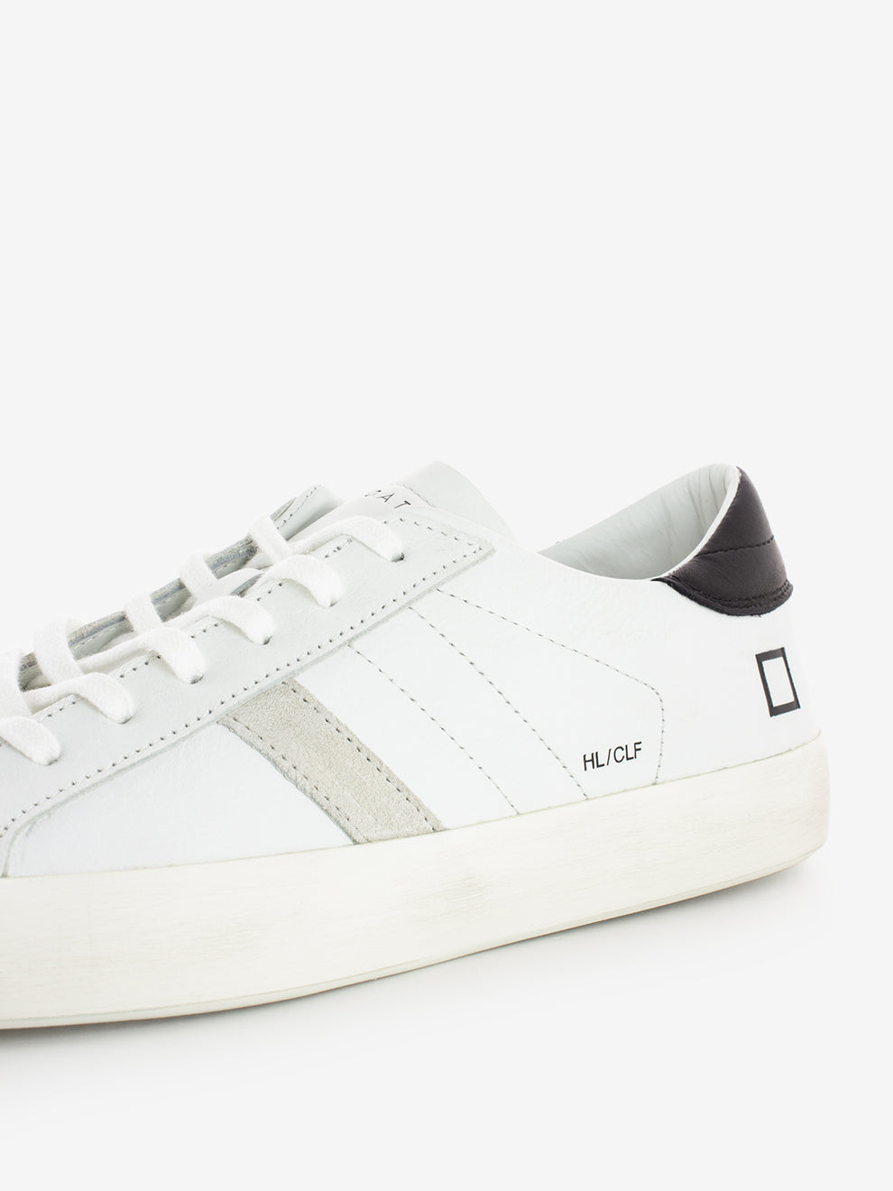 HILL LOW CALF WHITE/BLACK SNEAKERS M431-HL-CA-WB