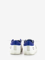 D.A.T.E. - Sneakers Hill Low Calf white / bluette