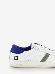 D.A.T.E. - Sneakers Hill Low Calf white / bluette