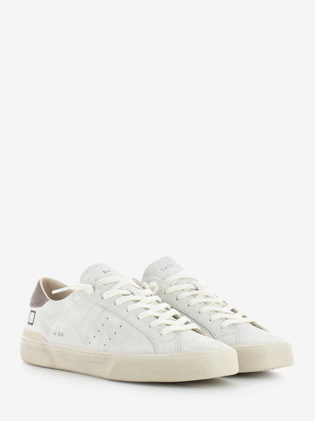 Sneakers Hill Low in suede bianche