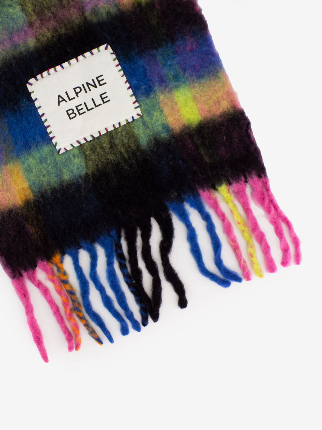 Alpine Belle recycled wool mix black / multicolor