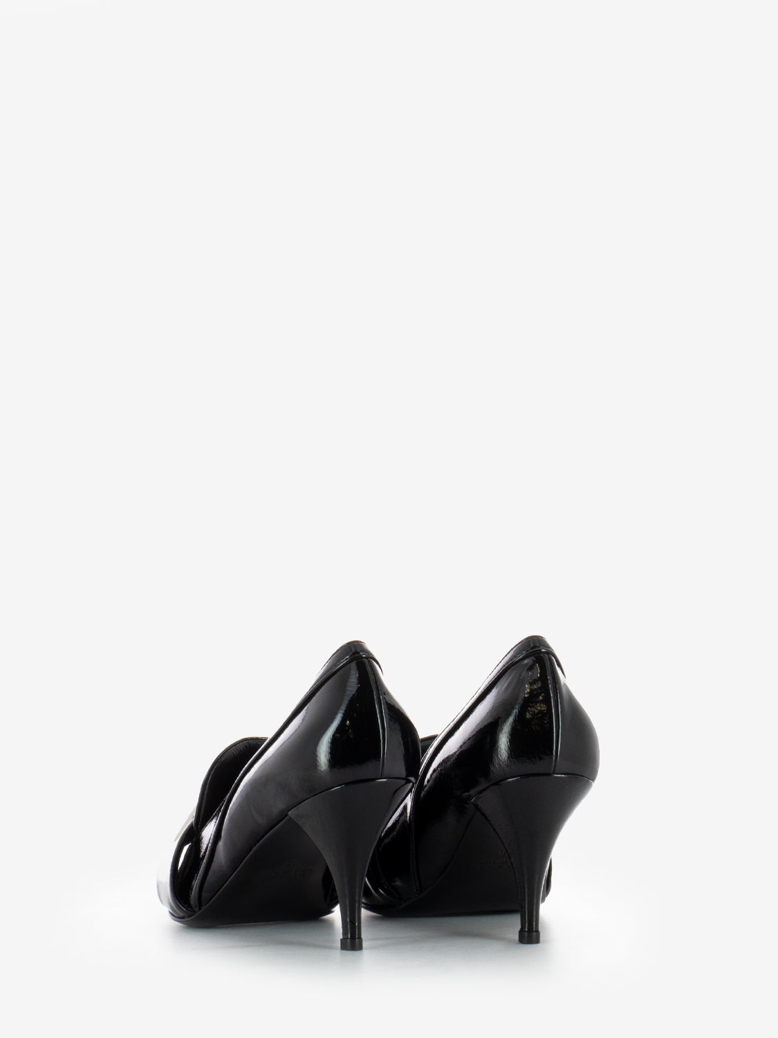Décolleté Karyn accessorio geometrico nero