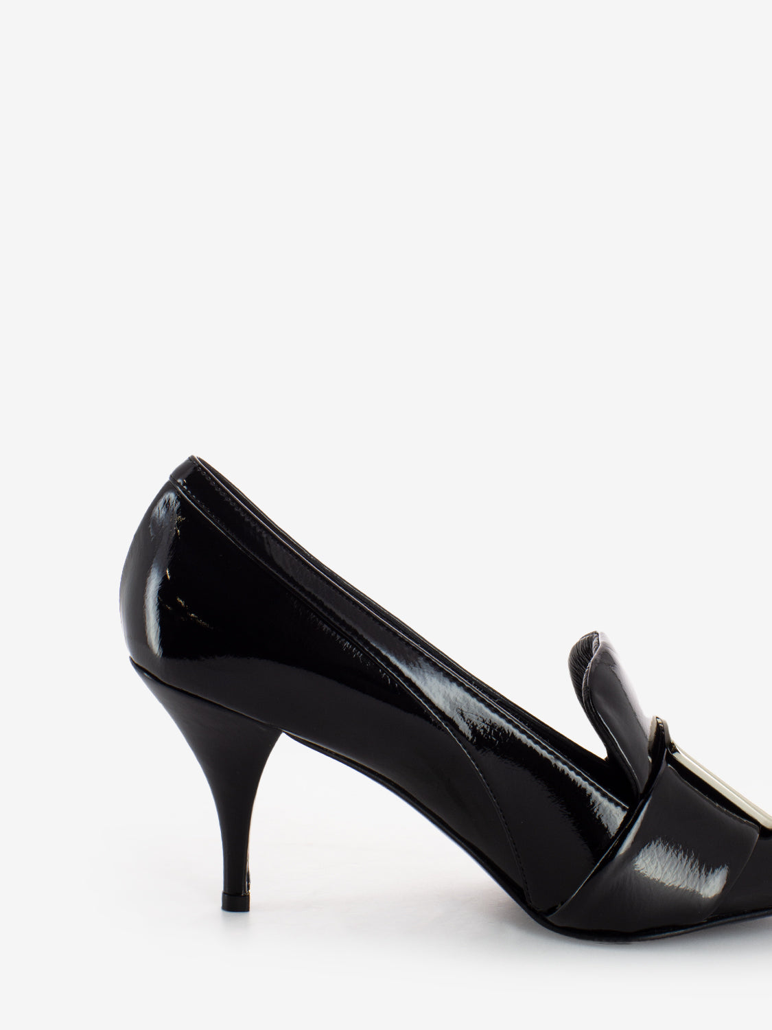 Décolleté Karyn accessorio geometrico nero
