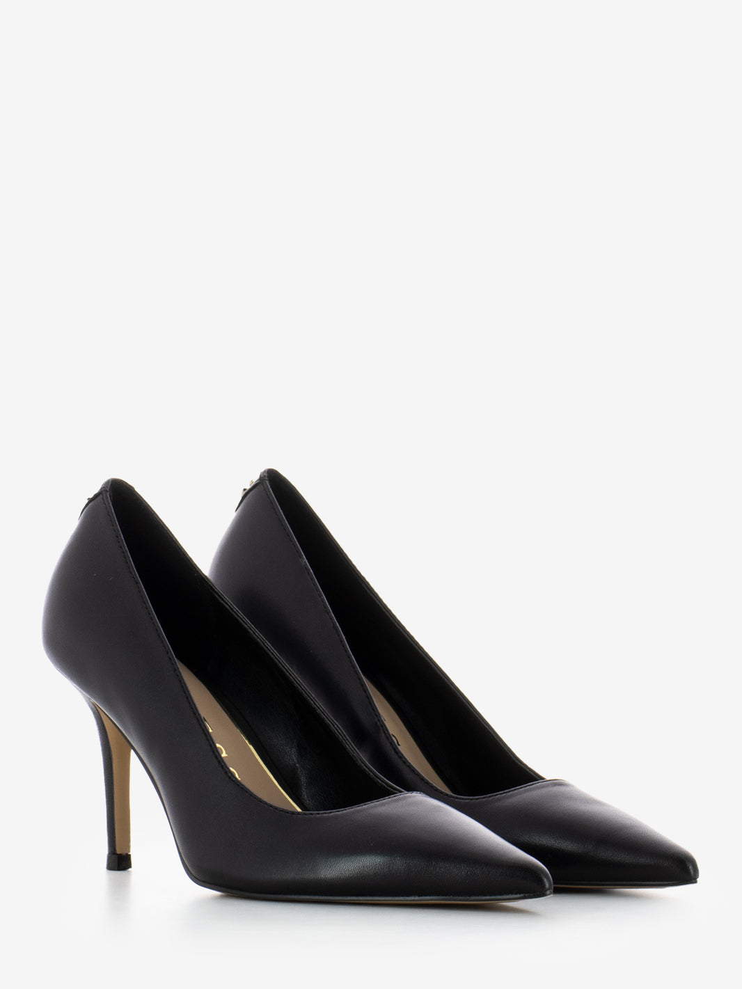 Décolleté in pelle nero
