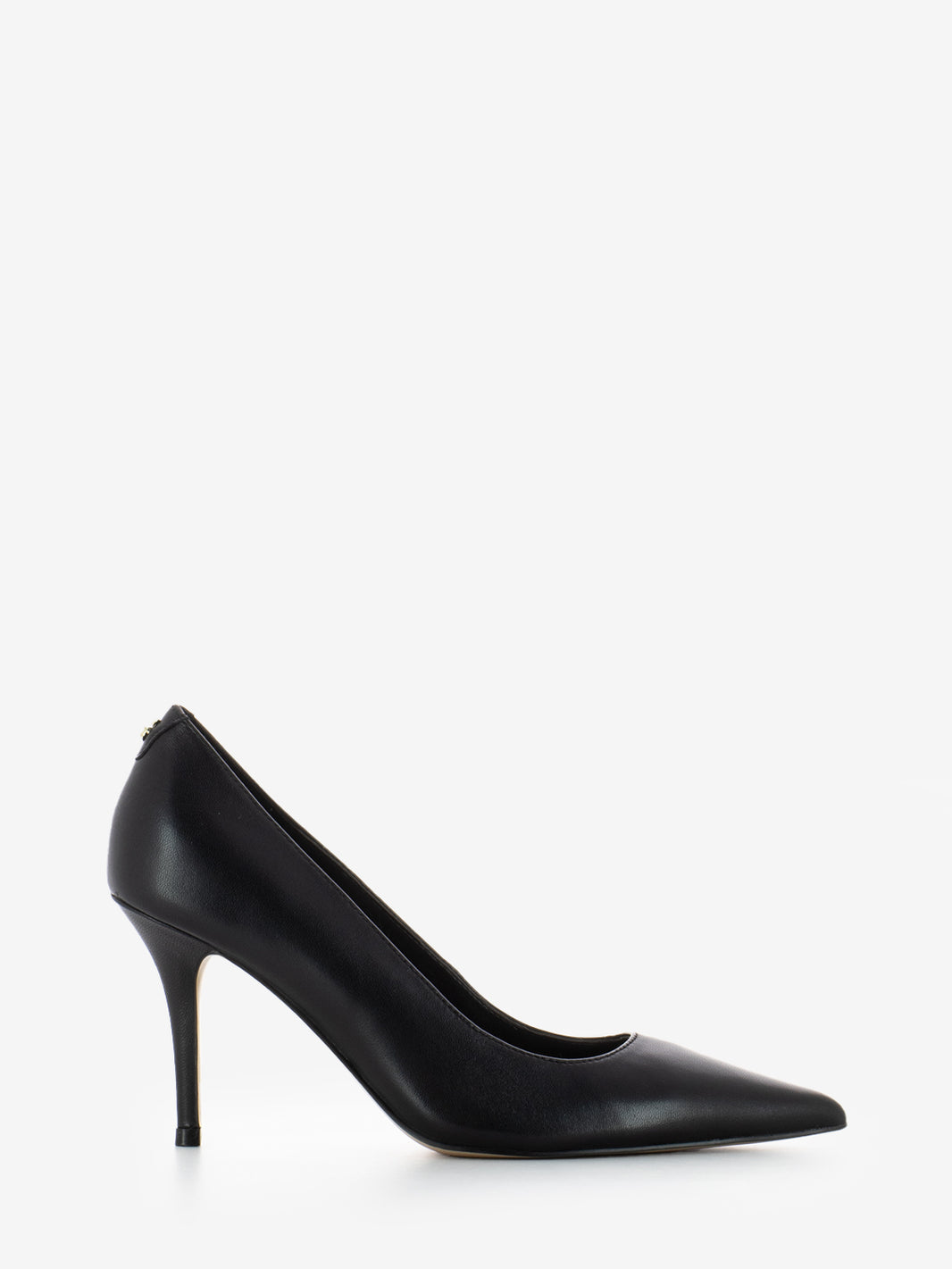 Décolleté in pelle nero