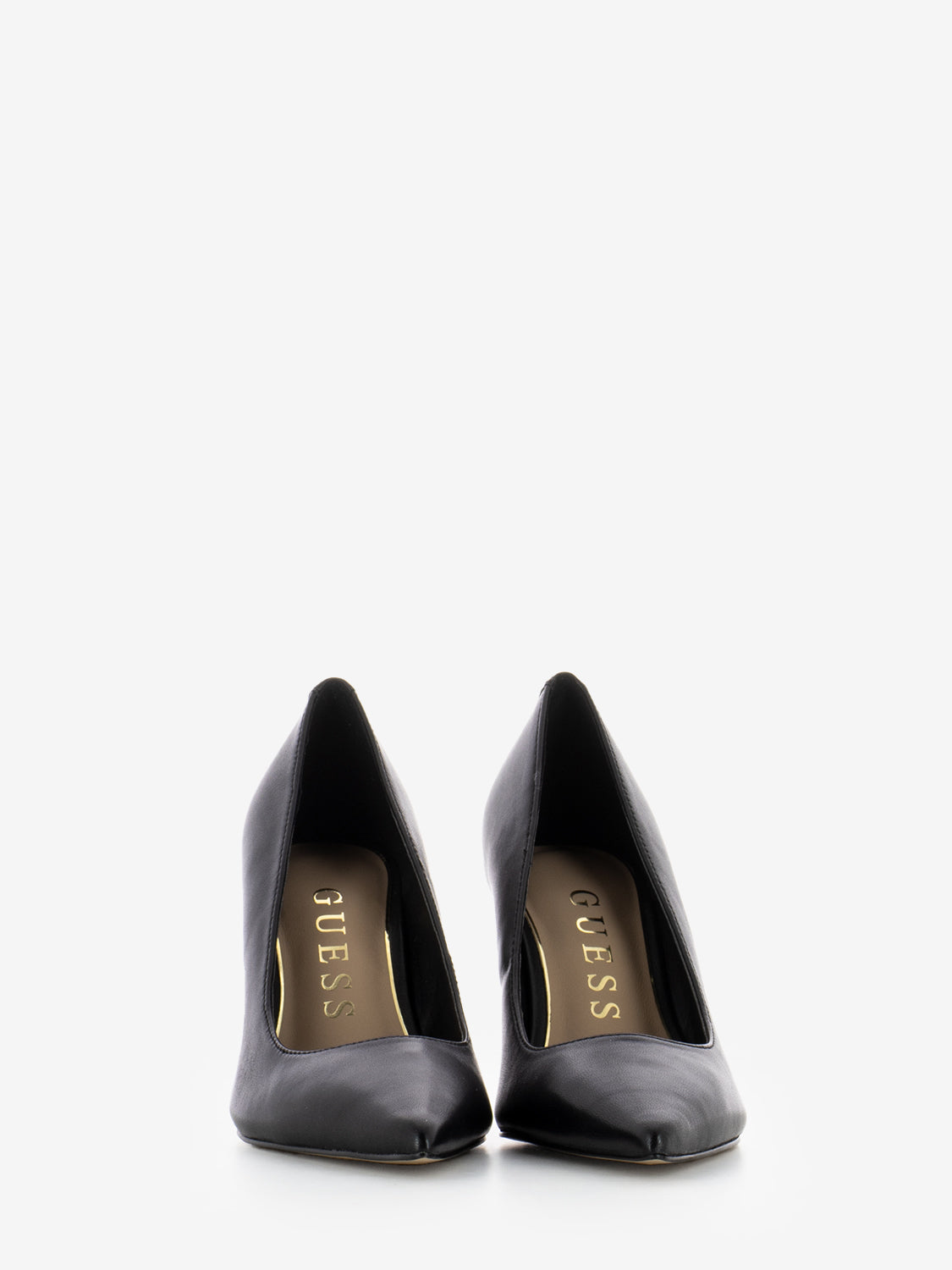 Décolleté in pelle nero