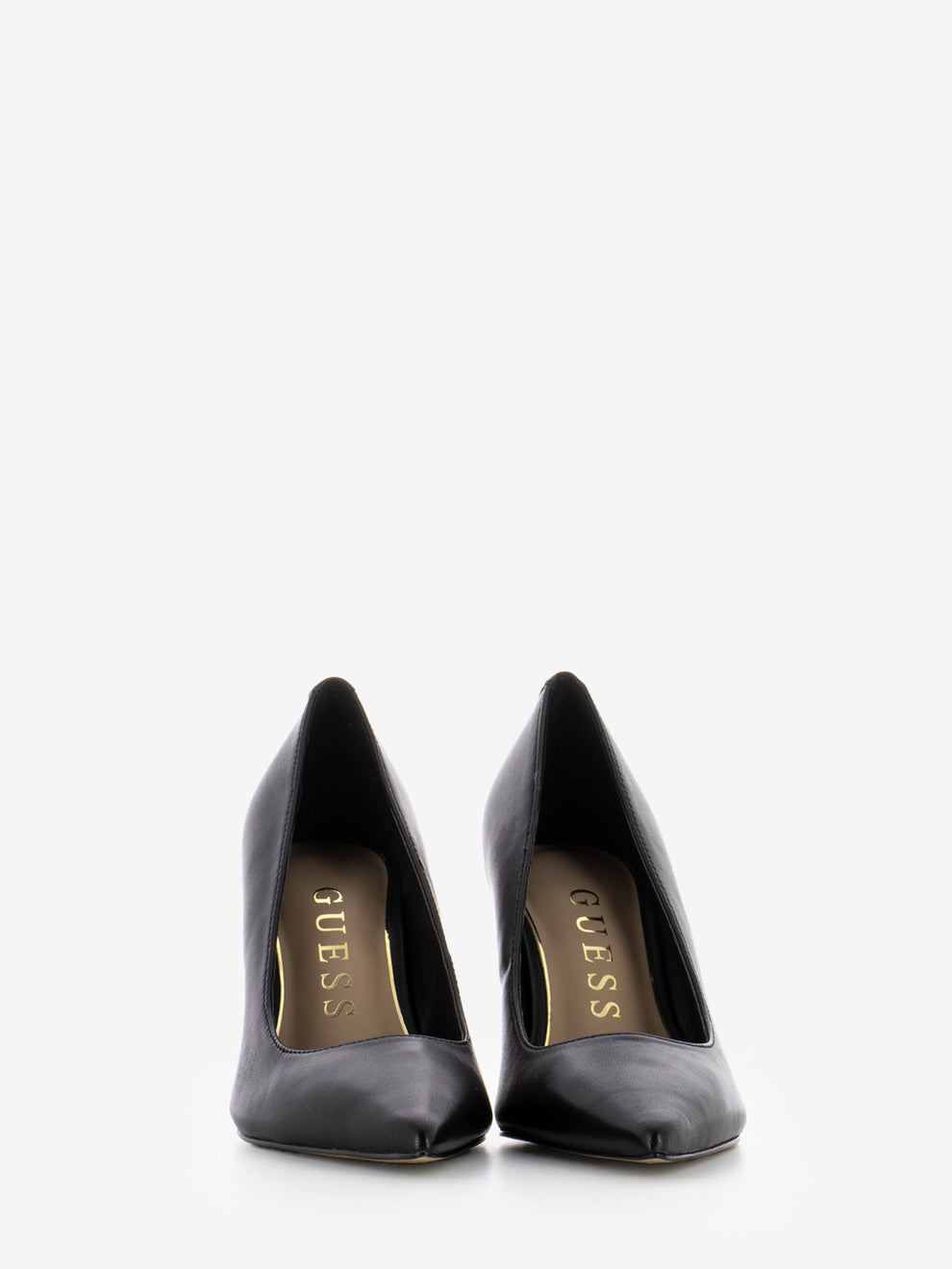 Décolleté in pelle nero