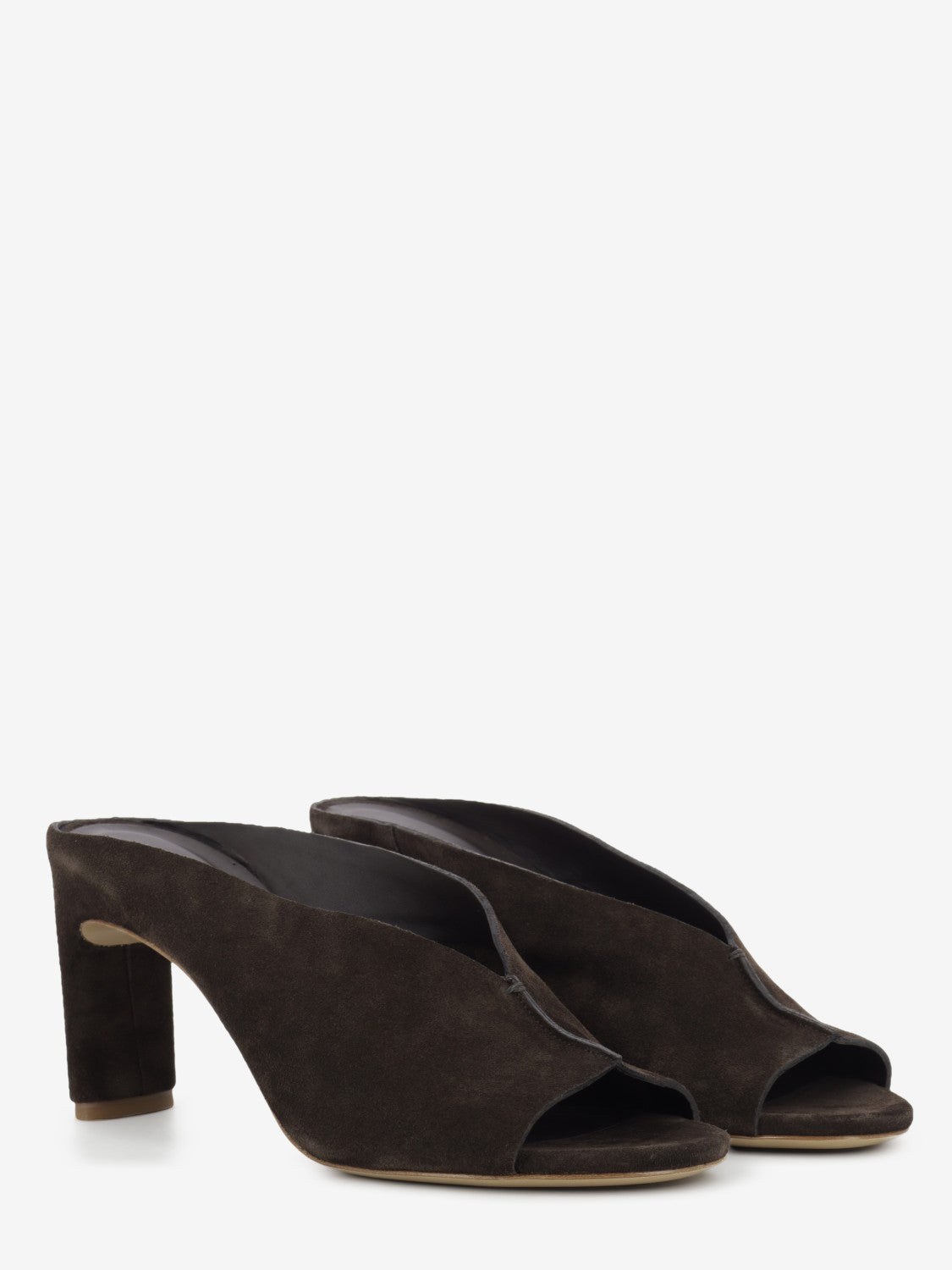 Coffee suede slipper