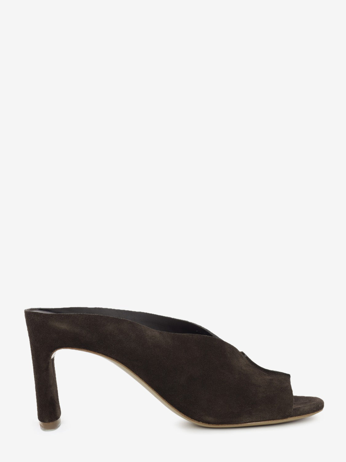 Coffee suede slipper