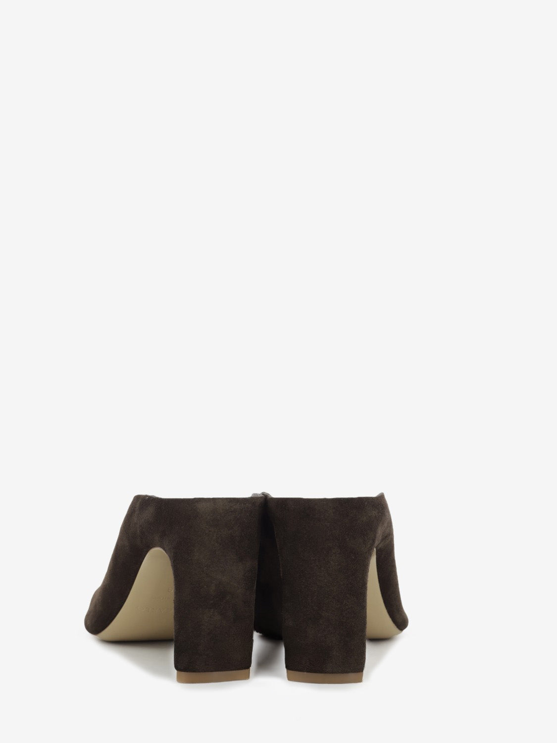 Coffee suede slipper