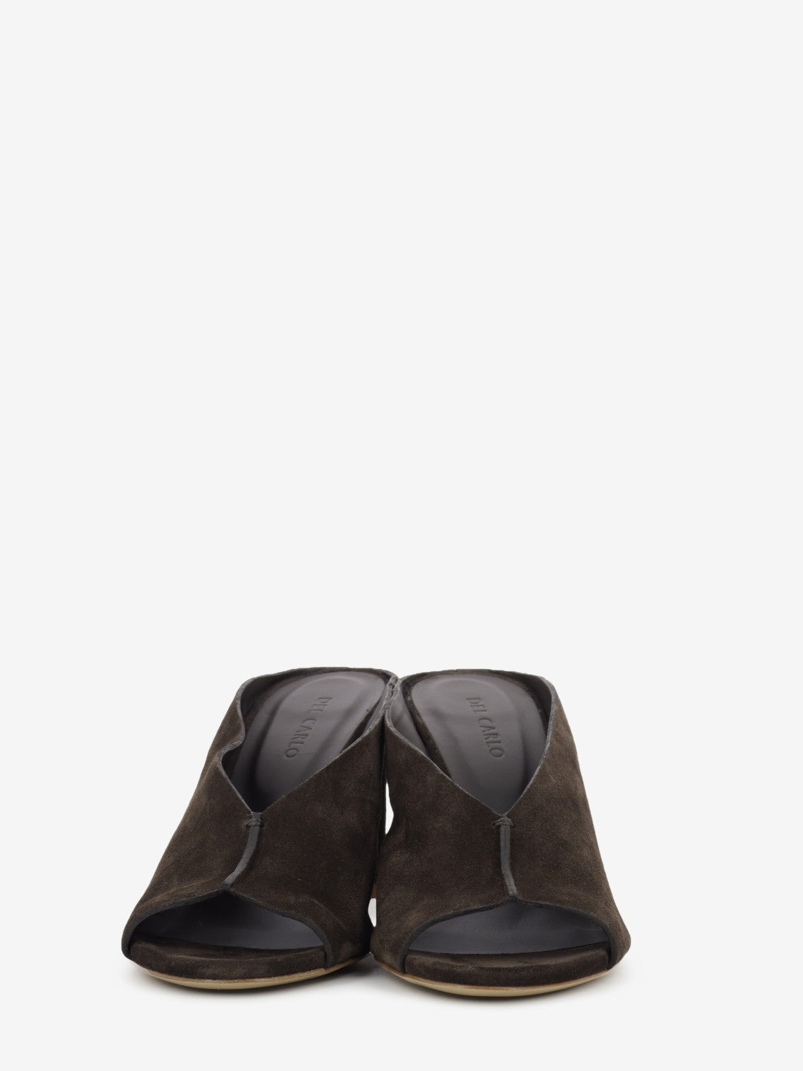 Coffee suede slipper