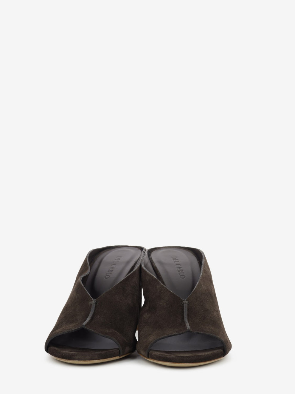 Coffee suede slipper