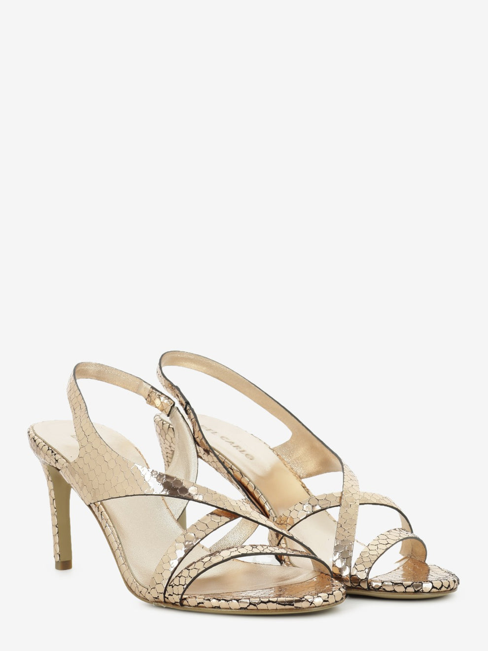 Cannes Viper Rosé Sandals