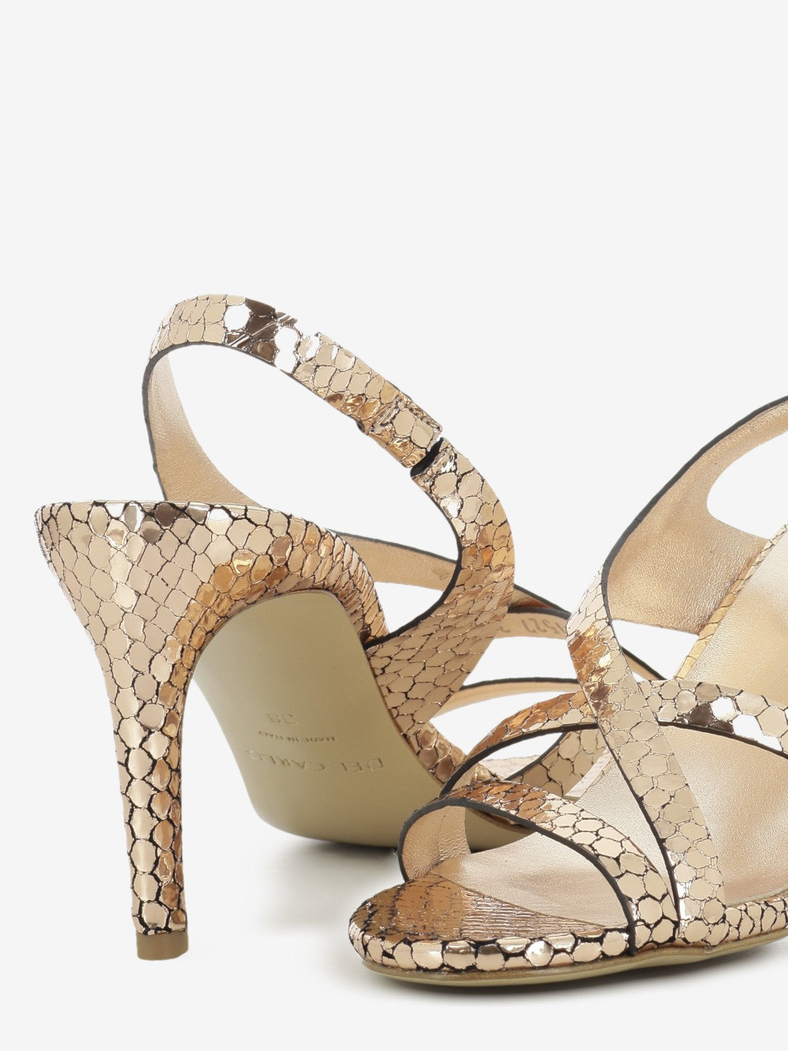 Cannes Viper Rosé Sandals