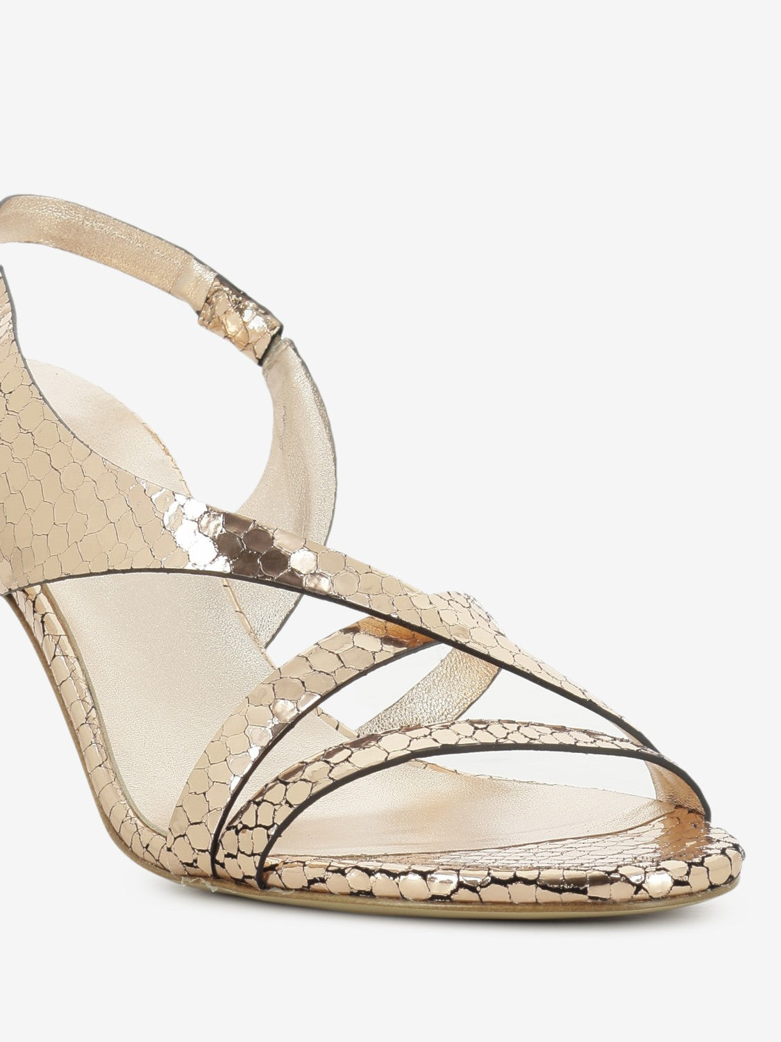 Cannes Viper Rosé Sandals