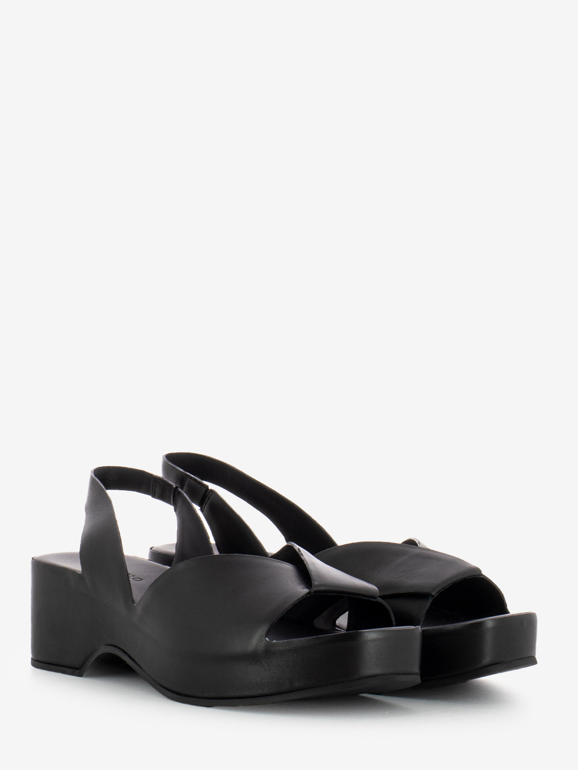 Sandali Horus in pelle nero