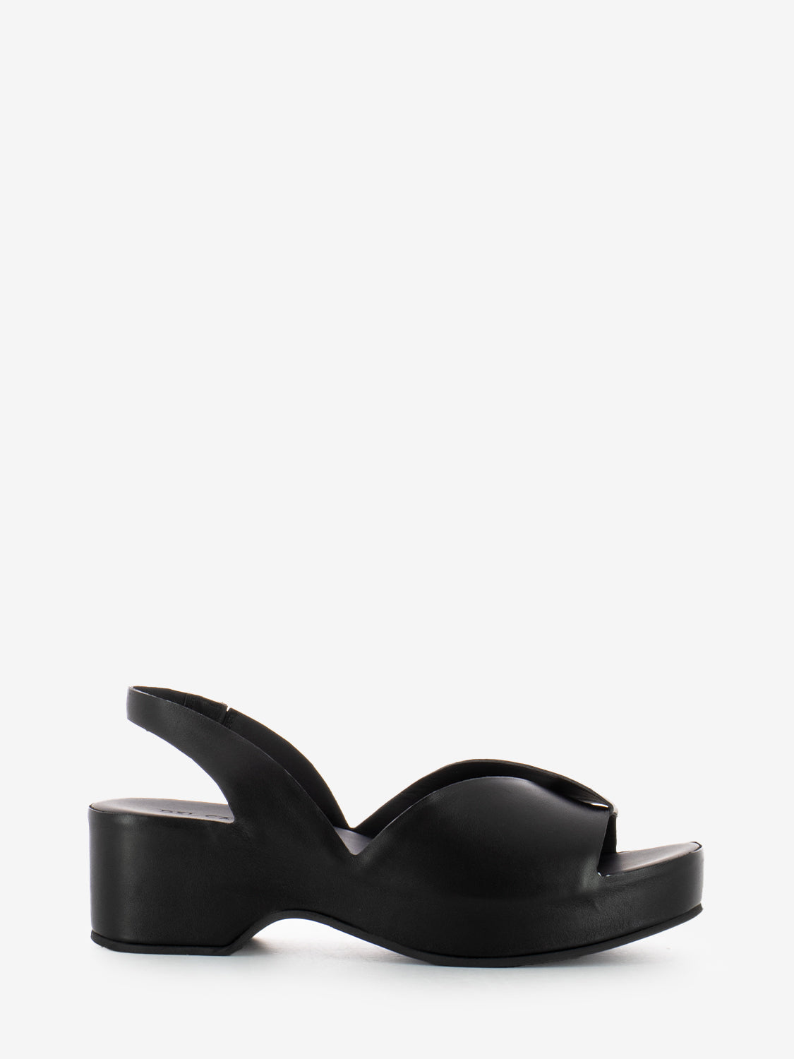 Sandali Horus in pelle nero