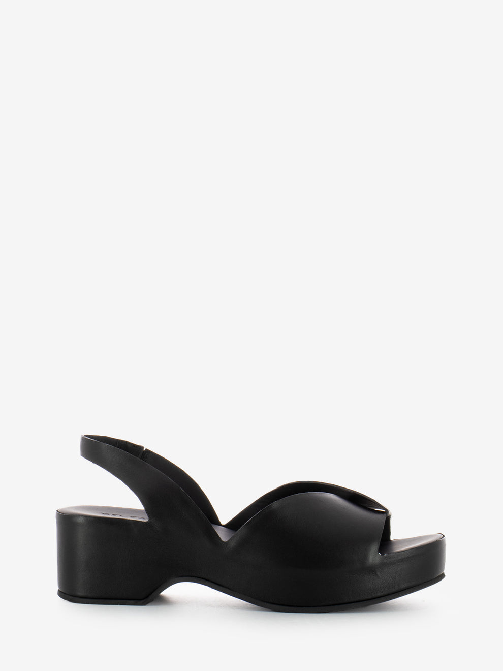Sandali Horus in pelle nero