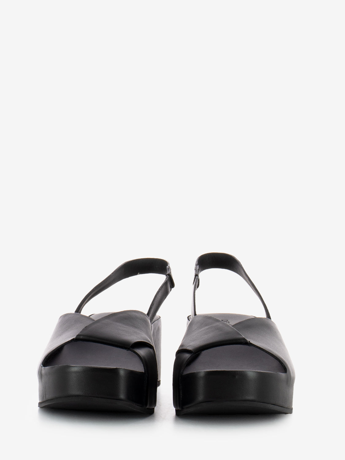 Sandali Horus in pelle nero
