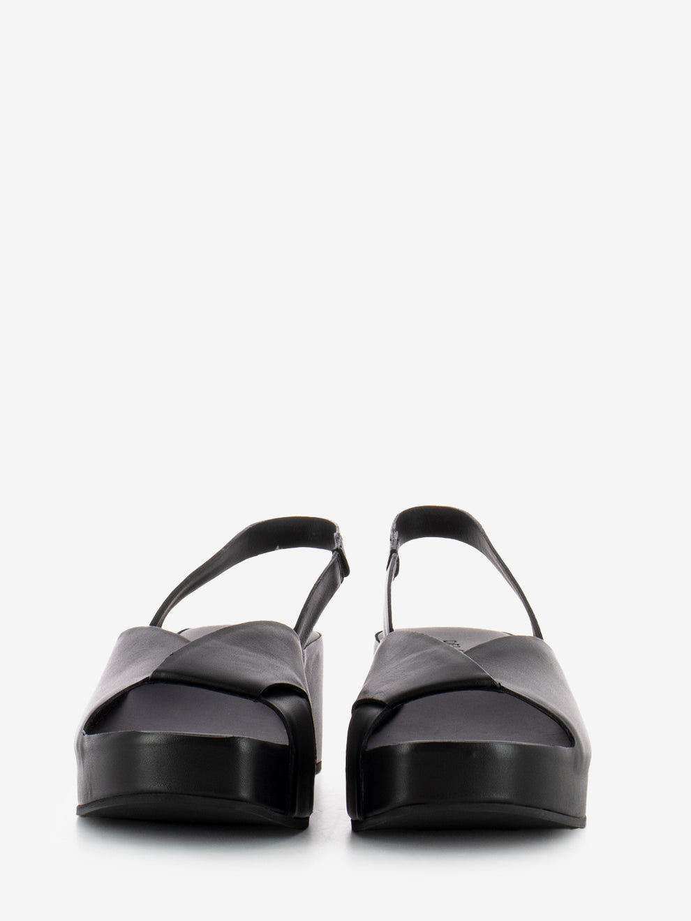 Sandali Horus in pelle nero