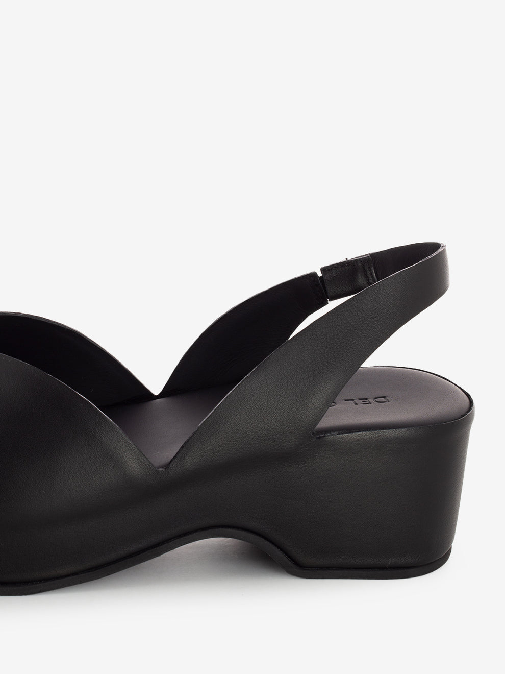 Sandali Horus in pelle nero