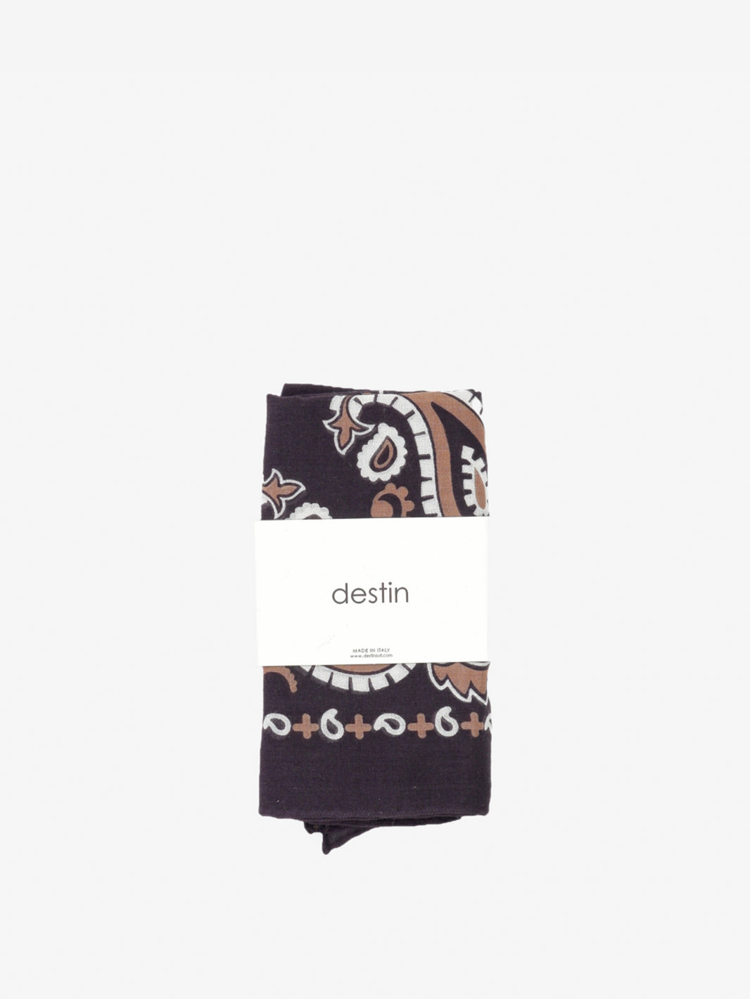 Bandana in cotone choco